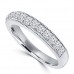 0.70 ct Ladies Round Cut Diamond Wedding Band Ring With Millgrain Edge 0.70 ct Ladies Round Cut Diamond Wedding Band Ring With Millgrain Edge